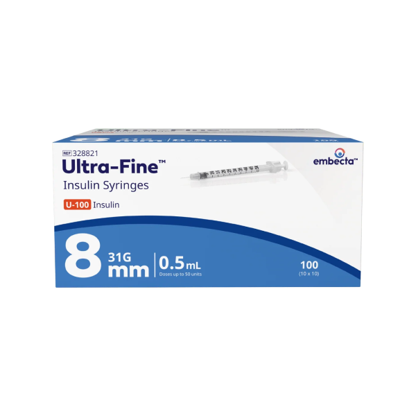 Embecta 8mm 31g 0.5.ml syringe