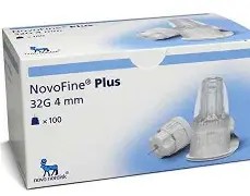 NovoFine Plus 4mm Pen Needle 100 Pack