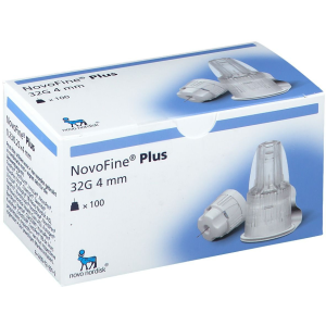 NovoFine Plus 4mm Pen Needle 100 Pack